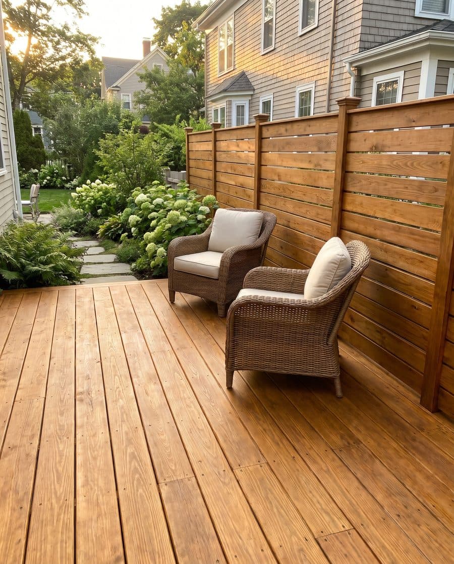 Deck & fence staining